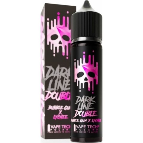 Longfill DARK LINE Double - Bubble Gum Lychee 8/60ml