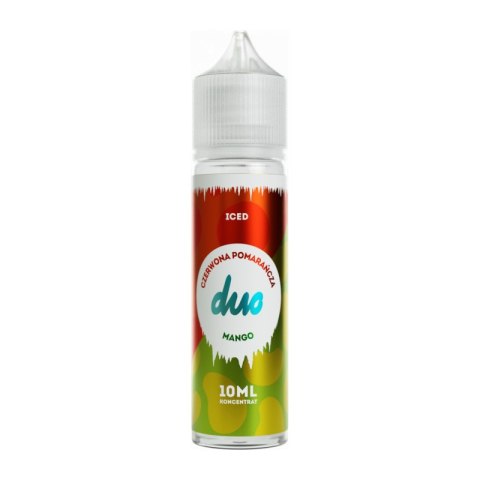 Longfill Duo Iced - Czerwona Pomarańcza Mango 10/60ml