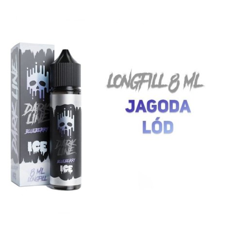 Longfill Dark Line ICE - Blueberry 8/60ml