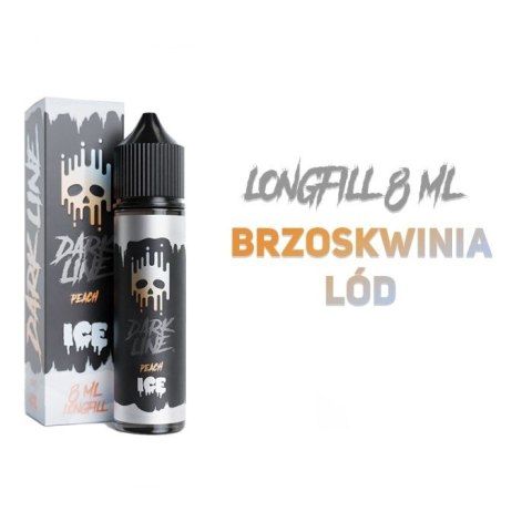 Longfill Dark Line ICE - Peach 8/60ml