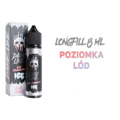 Longfill Dark Line ICE - Wild Strawberry 8/60ml