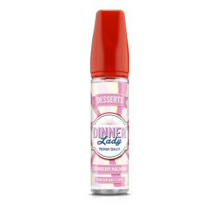 Longfill Dinner Lady - Strawberry Macaroon 14/60ml