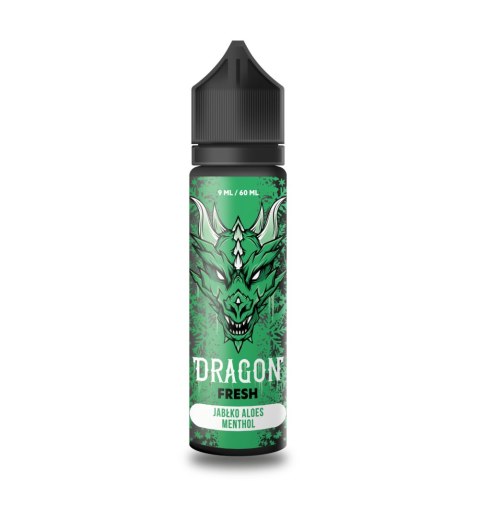 Longfill Dragon Fresh - Jabłko Aloes Menthol 9/60ml