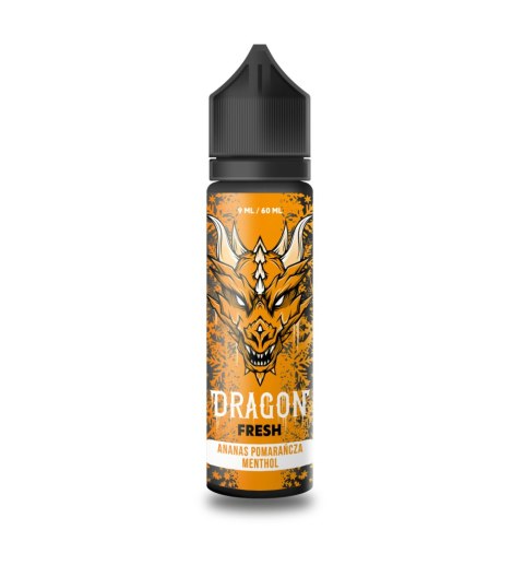 Longfill Dragon Fresh - Pomarańcza Ananas Menthol 9/60ml