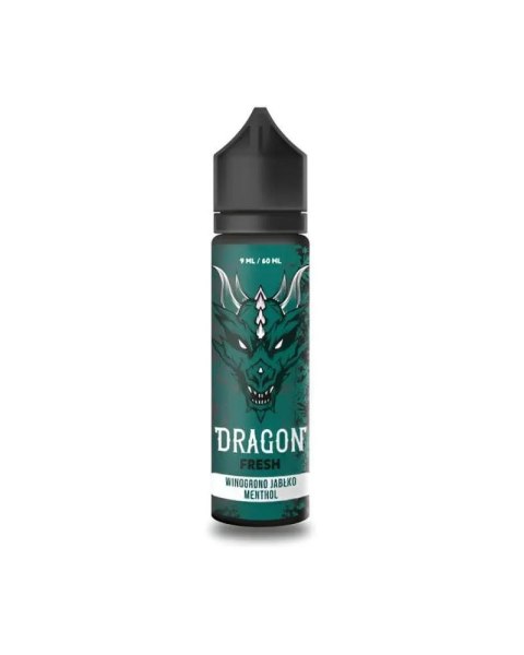 Longfill Dragon Fresh - Winogrono Jabłko Menthol 9/60ml