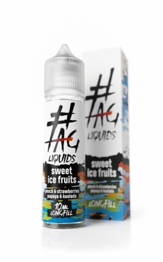 Longfill Hasztag #TAG - Sweet Ice Fruits 10/60ml