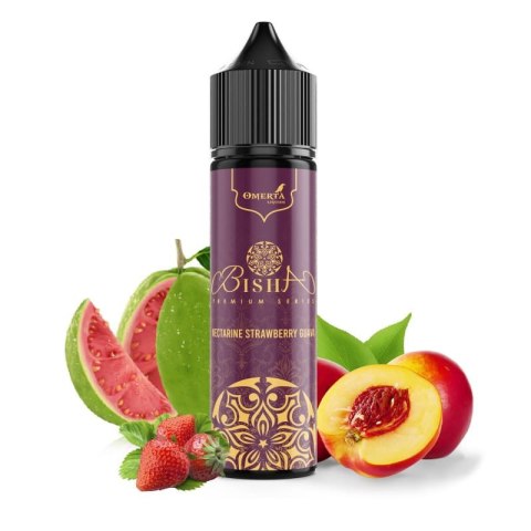 Longfill Omerta Bisha - Fried Nectarine Strawberry Guava 10/60ml