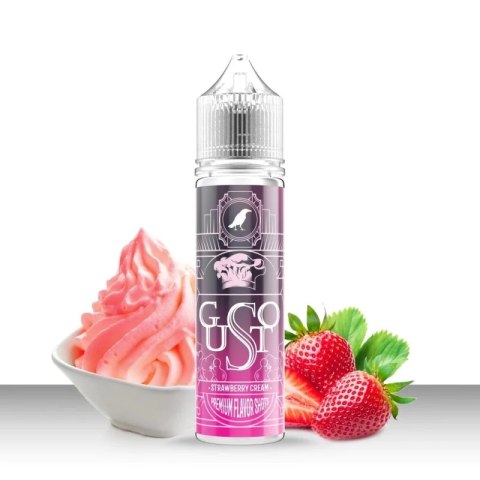 Longfill Omerta Gusto - Strawberry Cream 10/60ml