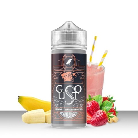 Longfill Omerta Gusto - Banana Strawberry Smoothie 30/120ml