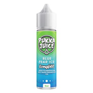 Longfill Pukka Juice - Blue Pear Ice 9/60ml