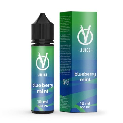 Longfill VBar VJuice - Blueberry Mint 10/60ml