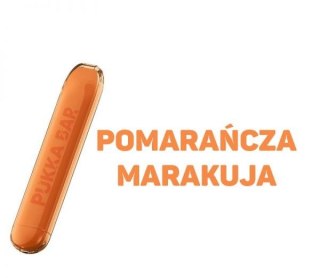 Jednorazowy e-papieros PUKKA JUICE BAR 600+ Puffs - Orange Passionfruit