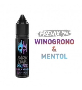 Premix Double Dark Line 5/15ml - Grape & Menthol