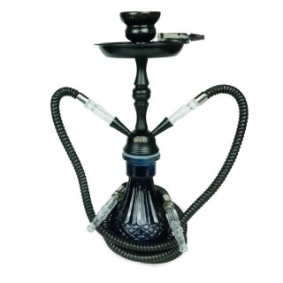 Shisha Oasis - Jamal Czarna (wys. 36 cm, 2 węże)