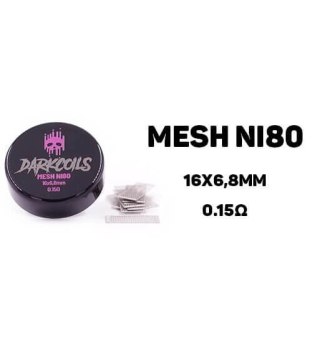 Grzałka Mesh DARK COILS - 0,15Ω Ni80 (10 szt.)