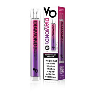 Jednorazowy e-papieros Vapes Bars Diamond 600 - Blackcurrant Smoothie