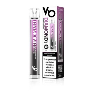 Jednorazowy e-papieros Vapes Bars Diamond 600 - Blackcurrant Squash