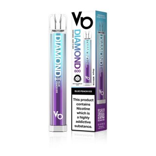 Jednorazowy e-papieros Vapes Bars Diamond 600 - Blue Peach Ice