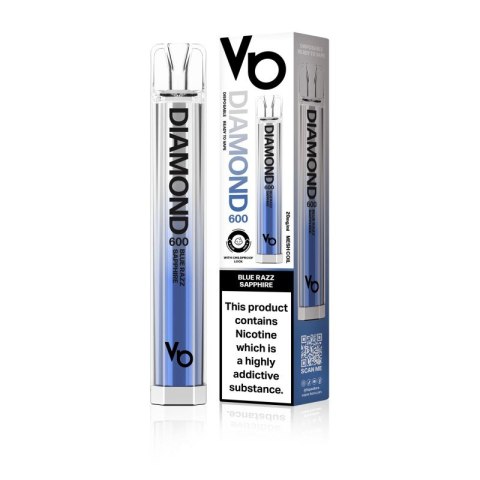 Jednorazowy e-papieros Vapes Bars Diamond 600 - Blue Razz Sapphire