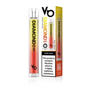 Jednorazowy e-papieros Vapes Bars Diamond 600 - Honey Juice