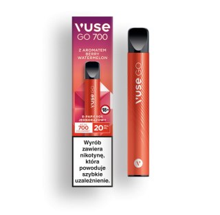 Jednorazowy e-papieros Vuse Go 700 puffs 20mg - Berry Watermelon