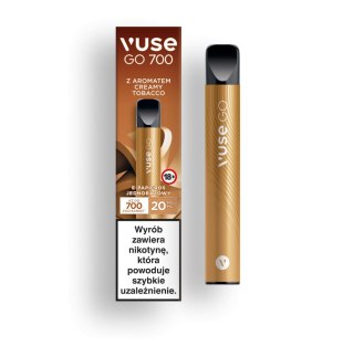 Jednorazowy e-papieros Vuse Go 700 puffs 20mg - Creamy Tobacco