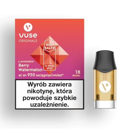 Wkład do e-papierosa VUSE ePod - Berry Watermelon 18mg 1 szt.