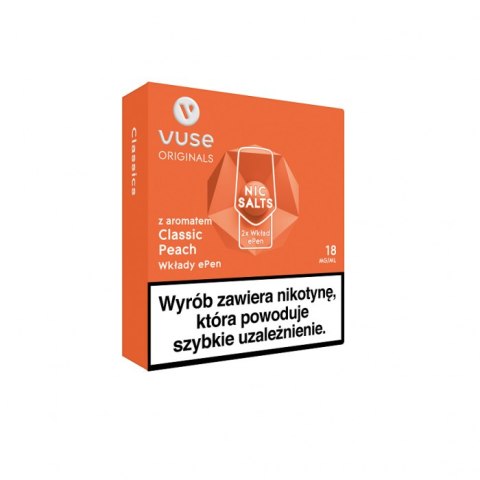 Wkład do e-papierosa VUSE ePod - Classic Peach 18mg 2 szt.