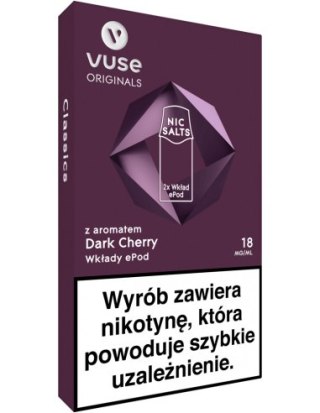 Wkład do e-papierosa VUSE ePod - Dark Cherry 12mg 2 szt.