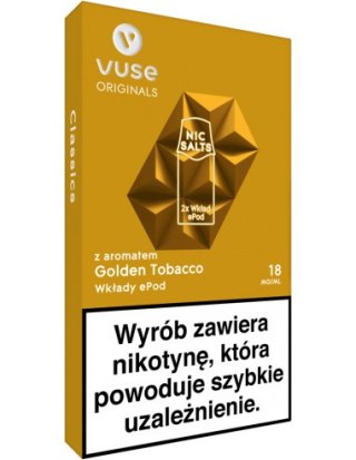 Wkład do e-papierosa VUSE ePod - Golden Tobacco 12mg 2 szt.