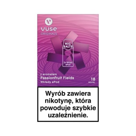 Wkład do e-papierosa VUSE ePod - Passionfruit Fields 18mg 2 szt.