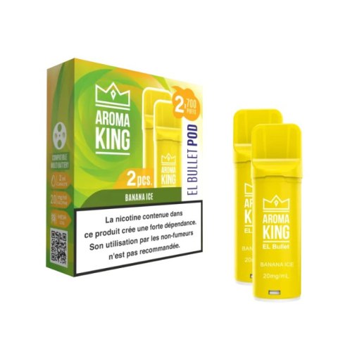 2x Wkład do e-papierosa Aroma King EL Bullet - Banana Ice