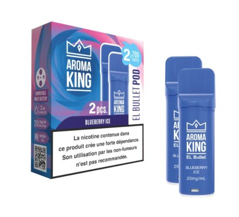 2x Wkład do e-papierosa Aroma King EL Bullet - Blueberry Ice