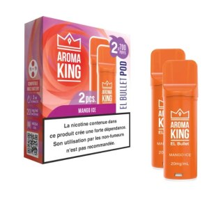 2x Wkład do e-papierosa Aroma King EL Bullet - Mango Ice