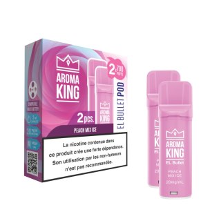 2x Wkład do e-papierosa Aroma King EL Bullet - Peach Mix Ice