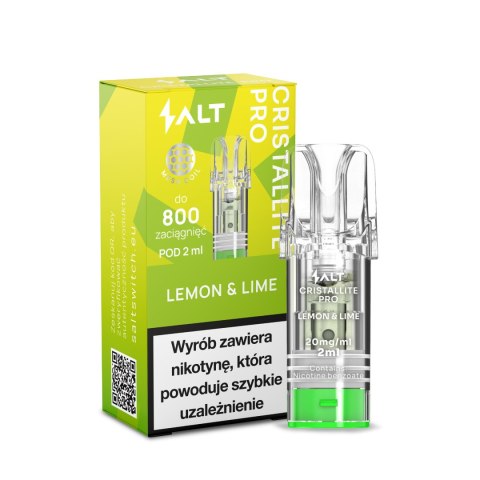 Wkład do e-papierosa Cristallite Pro - Lemon & Lime 20mg