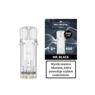 Wkład do e-papierosa Crystal Plus - Mr. Black 20mg 600+