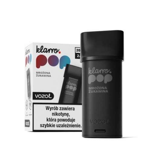 Wkład do e-papierosa Klarro POP - Mrożona Żurawina 2ml 20mg