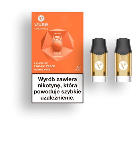 Wkład do e-papierosa VUSE ePod - Classic Peach vPro 18mg 1 szt.