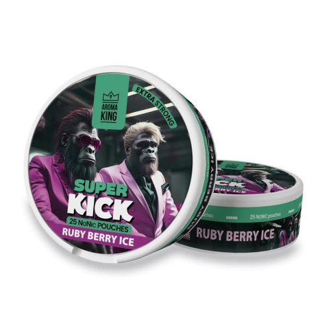 Woreczki Nikotynowe Aroma King Super Kick - Ruby Berry Ice 5mg NoNic