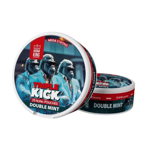 Woreczki Nikotynowe Aroma King Triple Kick - Double Mint 20mg NoNic