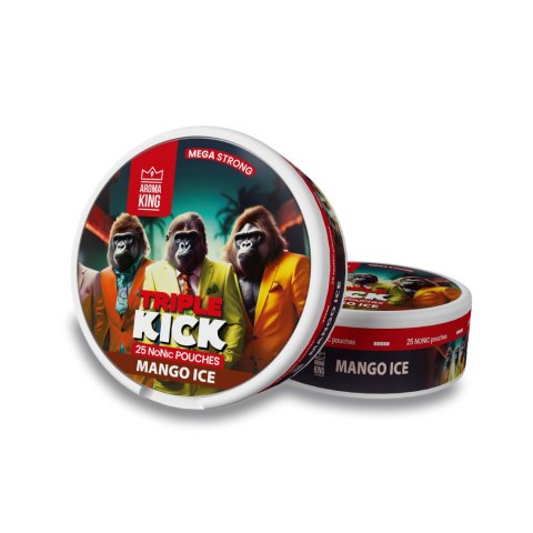 Woreczki Nikotynowe Aroma King Triple Kick - Mango Ice 20mg NoNic