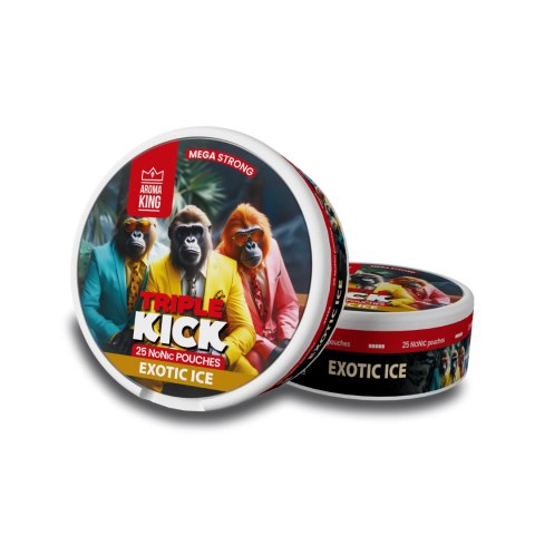 Woreczki Nikotynowe Aroma King Tripple Kick - Exotic Ice 20mg NoNic