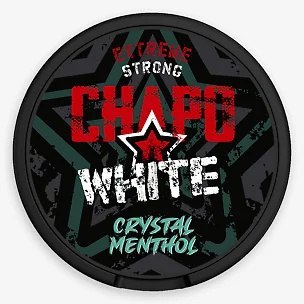 Woreczki Nikotynowe Chapo White Strong (16.5mg) - Crystal Menthol