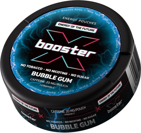 Woreczki Kofeinowe X-BOOSTER - Bubble Gum 20mg