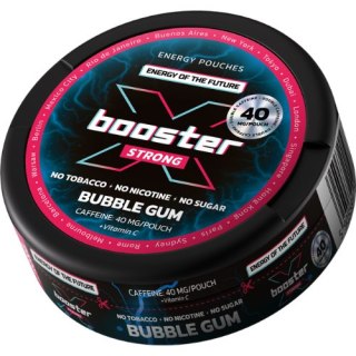 Woreczki Kofeinowe X-BOOSTER - Bubble Gum 40mg