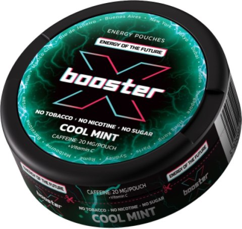 Woreczki Kofeinowe X-BOOSTER - Cool Mint 20mg