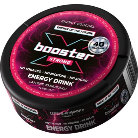 Woreczki Kofeinowe X-BOOSTER - Energy Drink 40mg