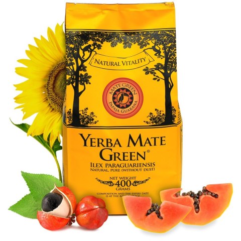 Yerba Mate Green - Papaja Guarana 400g