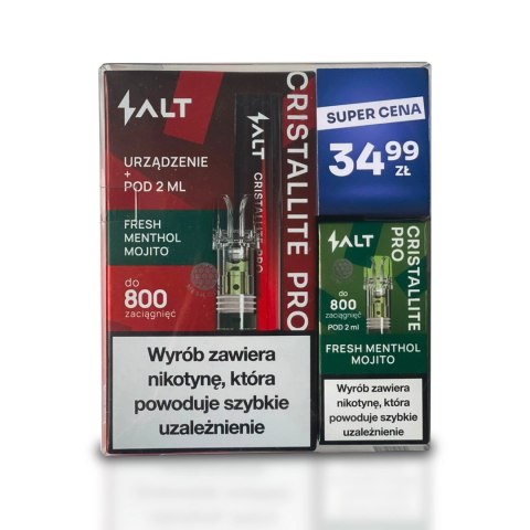 Cristallite Pro + 2 Wkłady Fresh Menthol Mojito